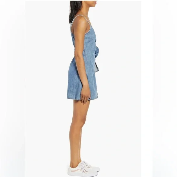 BillabongIsland WrapDenim Minidress8124